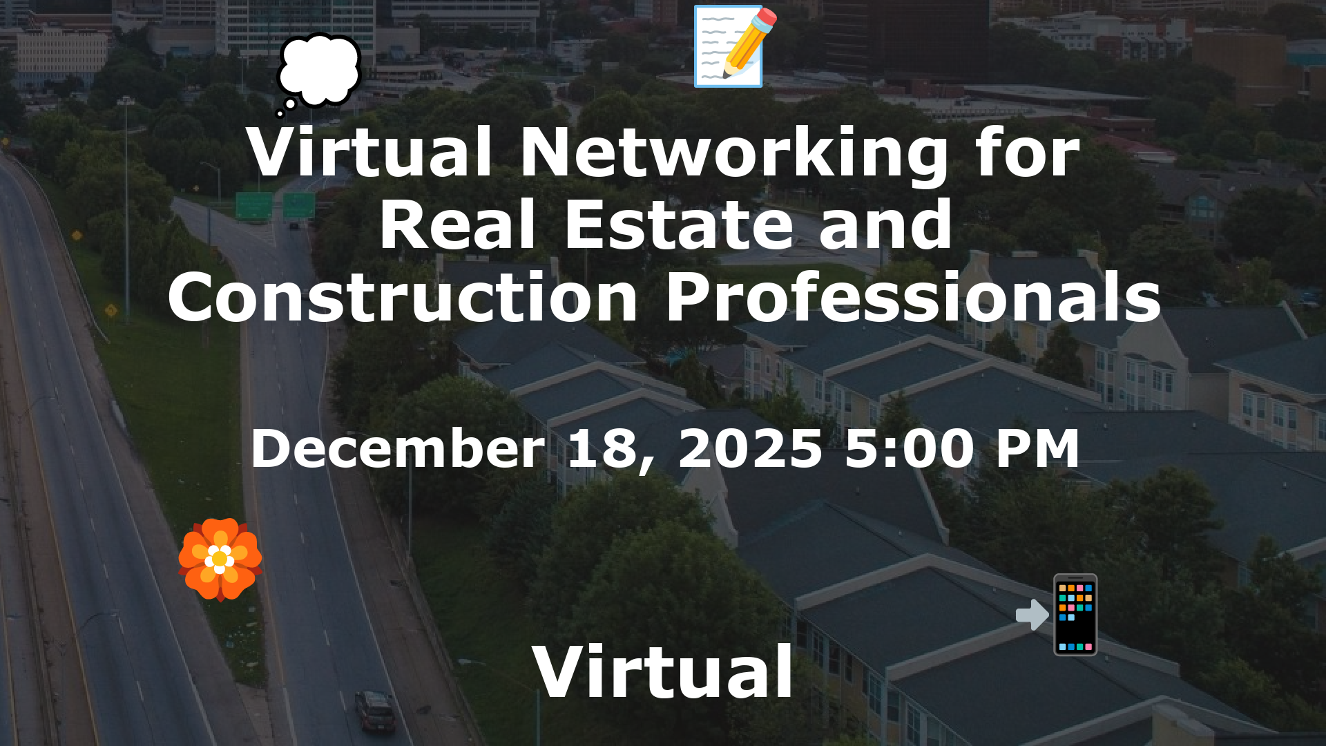 Virtual Networking for Real Estate and Construction Professionals event image